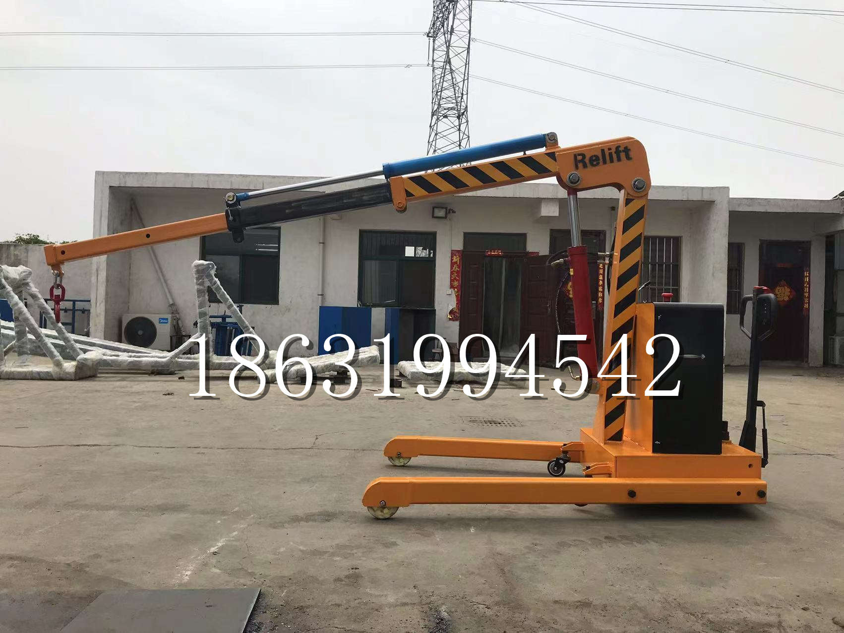 临猗县久征定做3吨三轮随车吊 农用园林绿化移树吊 平板工程用小吊机